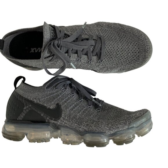 Nike Air Vapormax Flyknit 2.0 Grey Men s Running Shoes Size 9 US EUR 42.5 7305 E Shorts